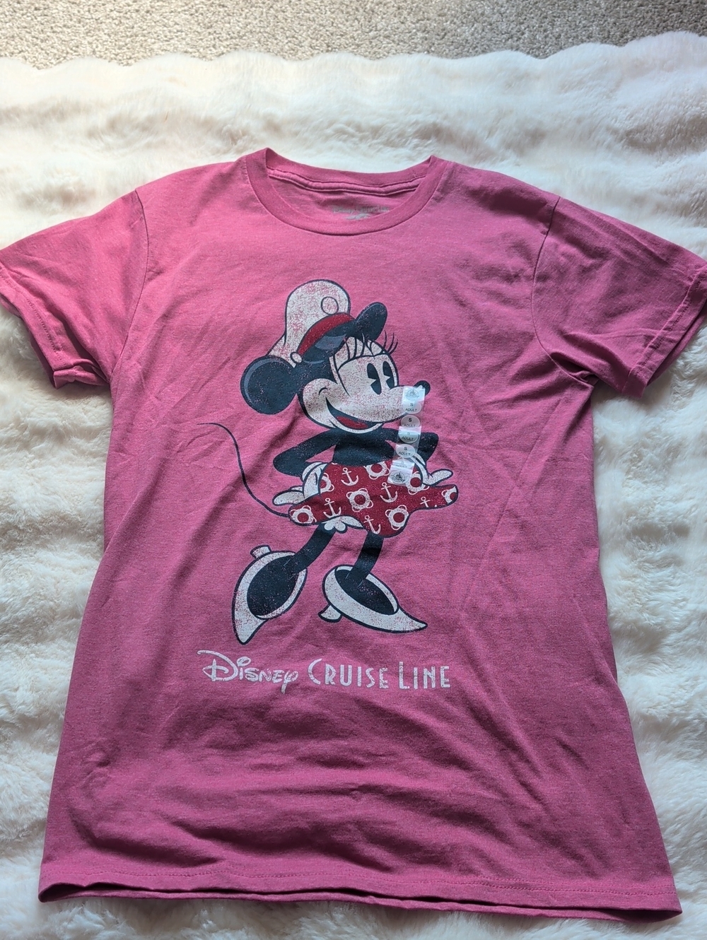 *2 for $40* Disney Pink Minnie Mouse Cruise Line Short Sleeve Tee